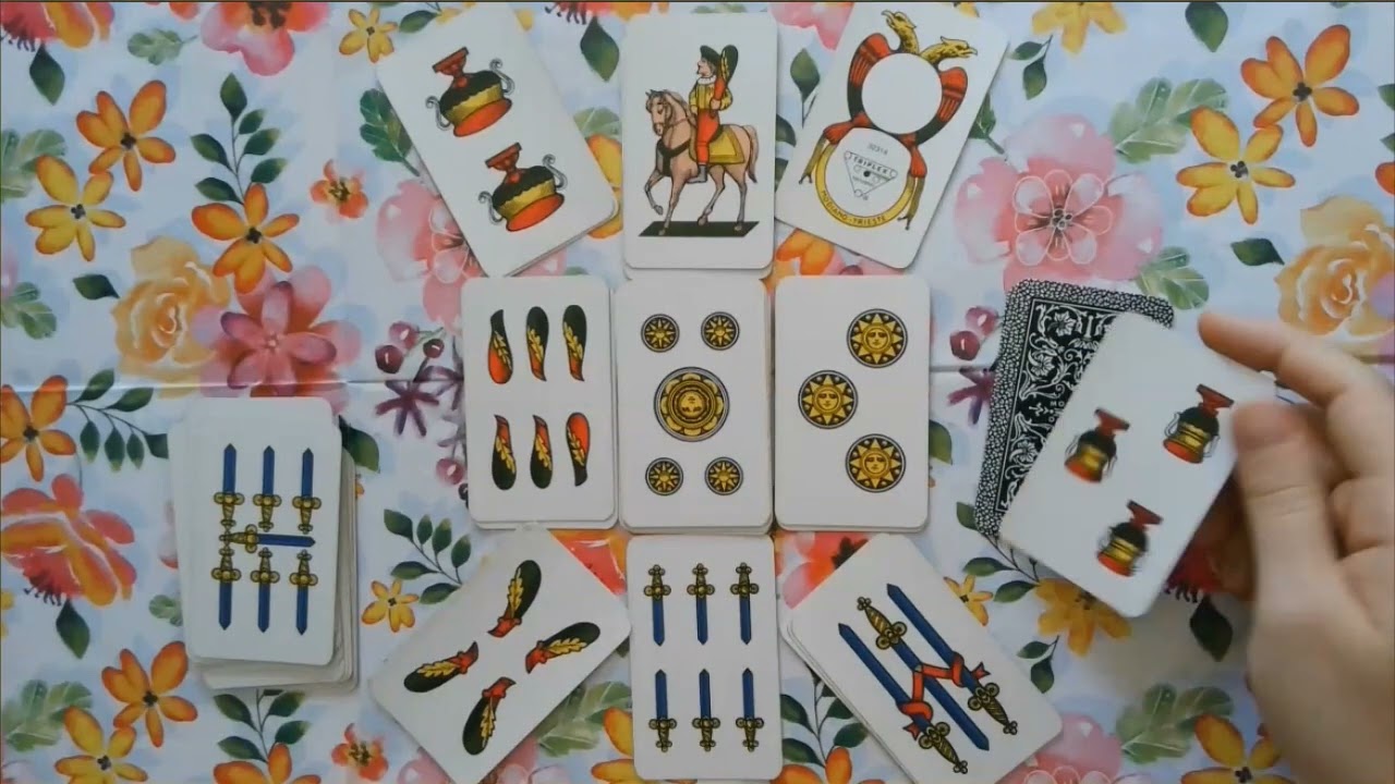 Solitario A CROCE con le carte NAPOLETANE