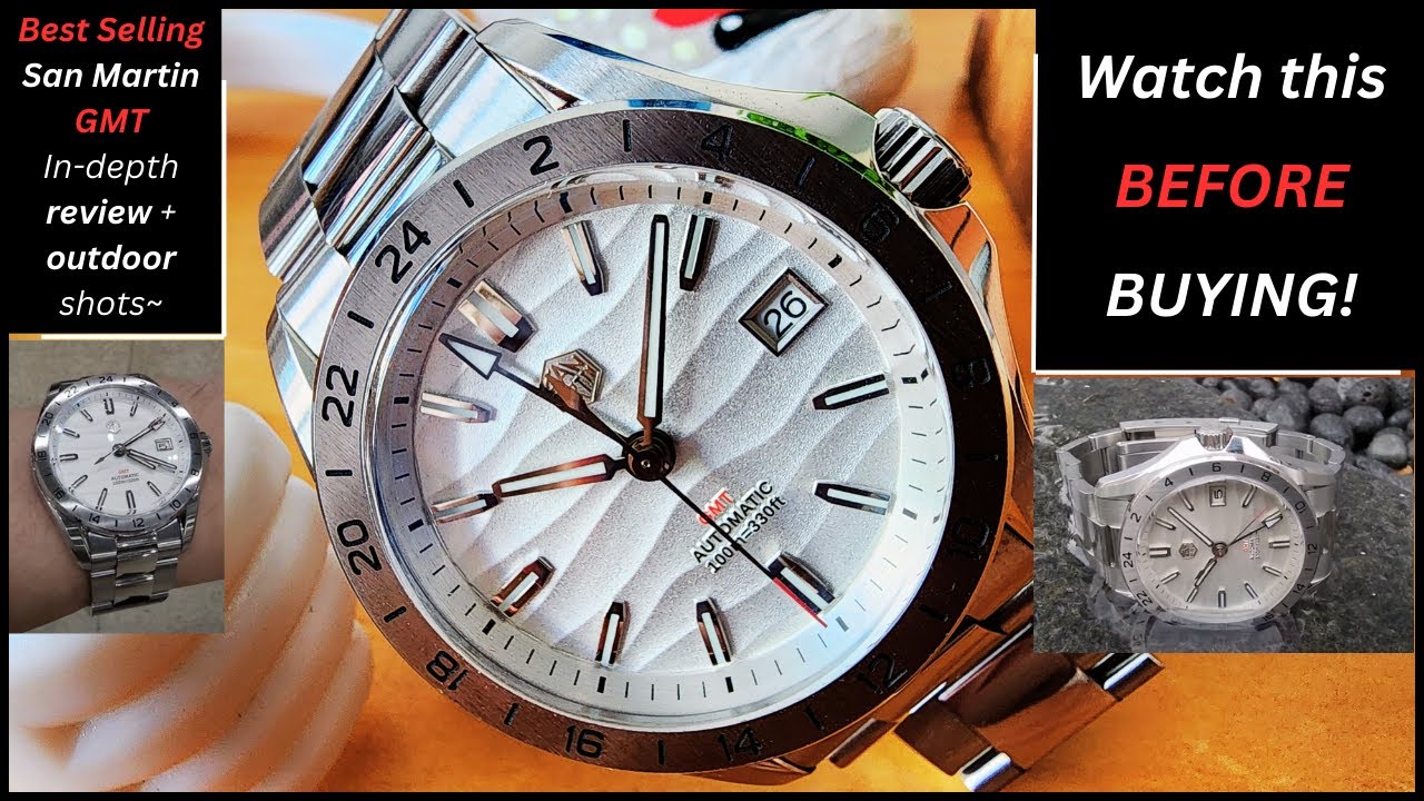 Лучшая доступная альтернатива Grand Seiko GMT &mdash; San Martin SN0129 Exquisite Sand Dune Dial