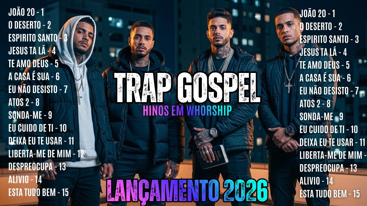 LOUVORES FAMOSOS VERSÃO TRAP GOSPEL | OS MELHORES DE 2026