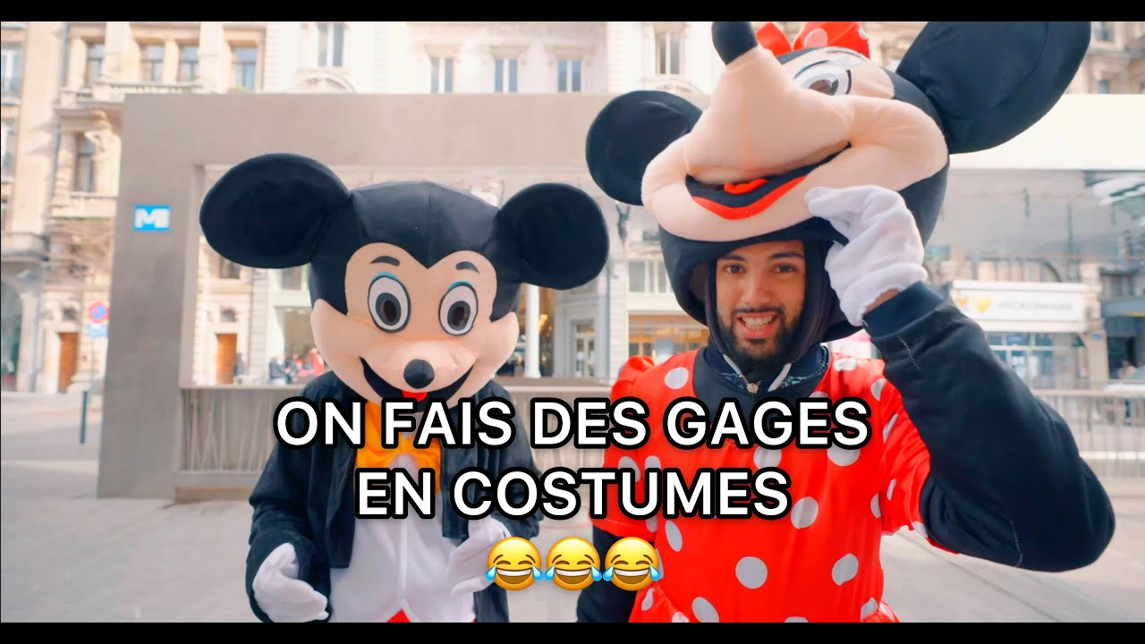 ON SE DEGUISE EN MICKEY & MINNIE ET CA TOURNE MAL! (BONNE VERSION)