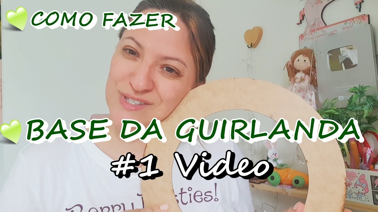 COMO FAZER BASE DE GUIRLANDA - VENDE O ANO TODO COLA COMIGO NESSE DIY #1VIDEOGUIRLANDAS DEUS ABENÇOE
