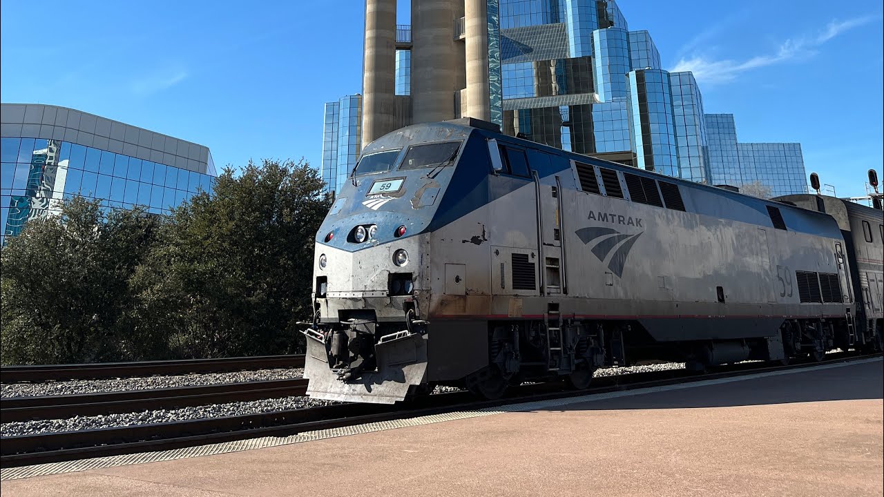 Dallas Union Station railfanning 