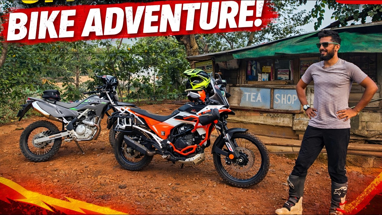 Exploring the hidden villages of Kerala on KTM 390 Adventure and the Kawasaki KLX 230