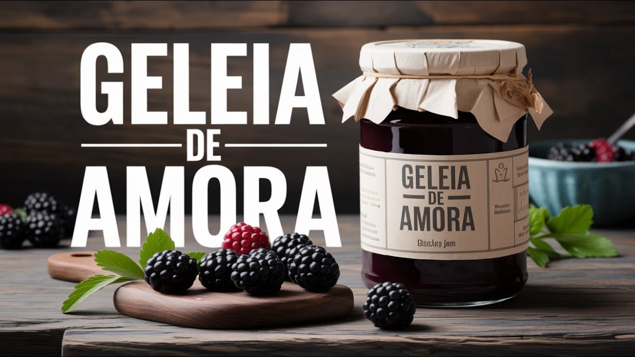 Receita Italiana de Geleia de Amora Caseira