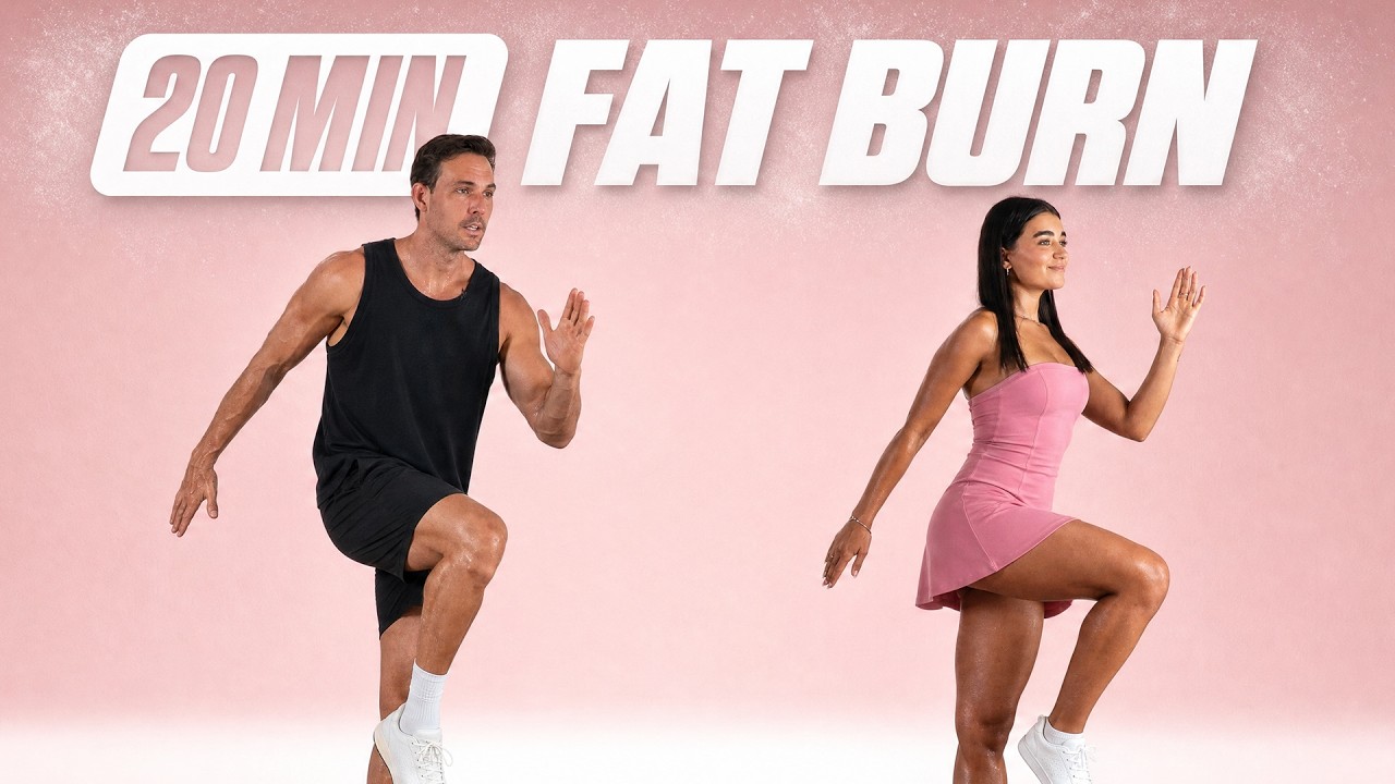 20 Min Standing Cardio HIIT - Intense Fat Burn (No Equipment)