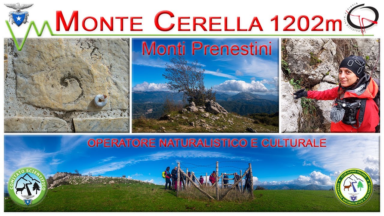 OFFICINA77 - M. Cerella 1202m e il Sentiero Geologico Rocca di Cave | M. Prenestini | ONC CSR Lazio