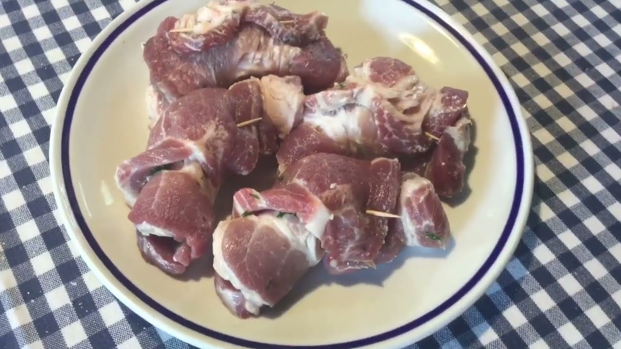 Involtini di capocollo alla “pizzaiola” (videoricetta n° 1156)