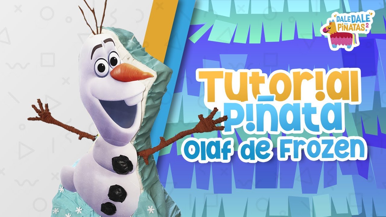 Tutorial Piñata Olaf de Frozen