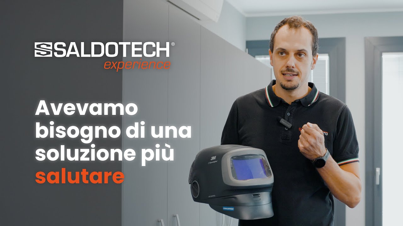 Cliente ci racconta la sua esperienza con le maschere ventilate 3M Speedglas | SALDOTECH Experience