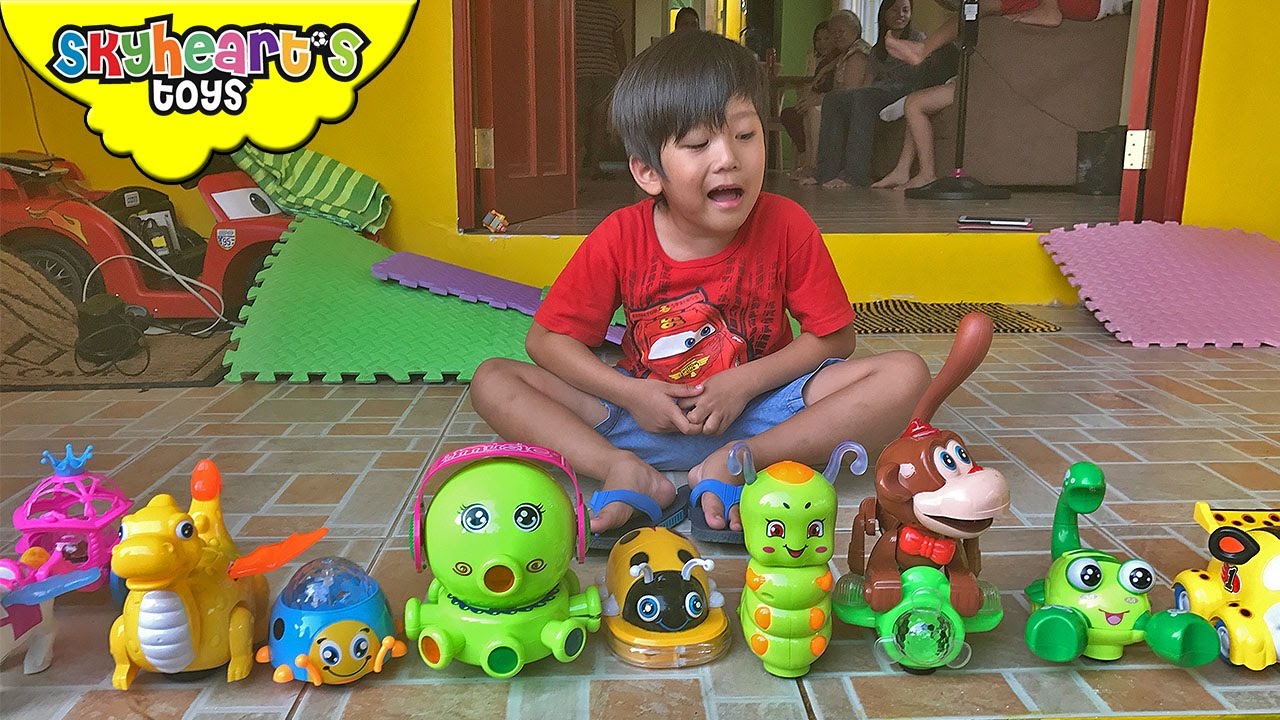 Bump and Go Animal toys for toddlers - Playtime with electronic animals sounds and lights for kids