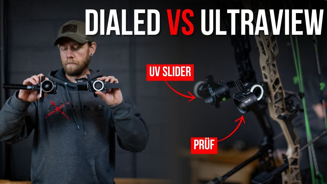 Лучшие прицелы для лука 2025 года? Dialed PRUF против Ultraview UV Slider