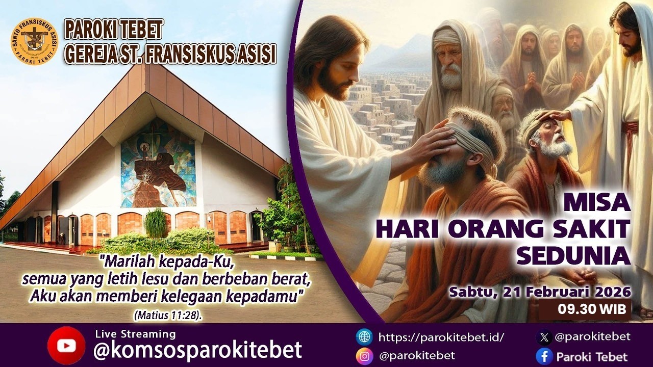 MISA HARI ORANG SAKIT SEDUNIA - HOSD