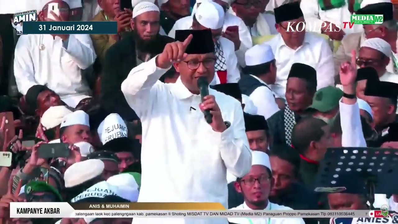 Kampanye Akbar Anies Baswedan di Pamekasan, Madura
