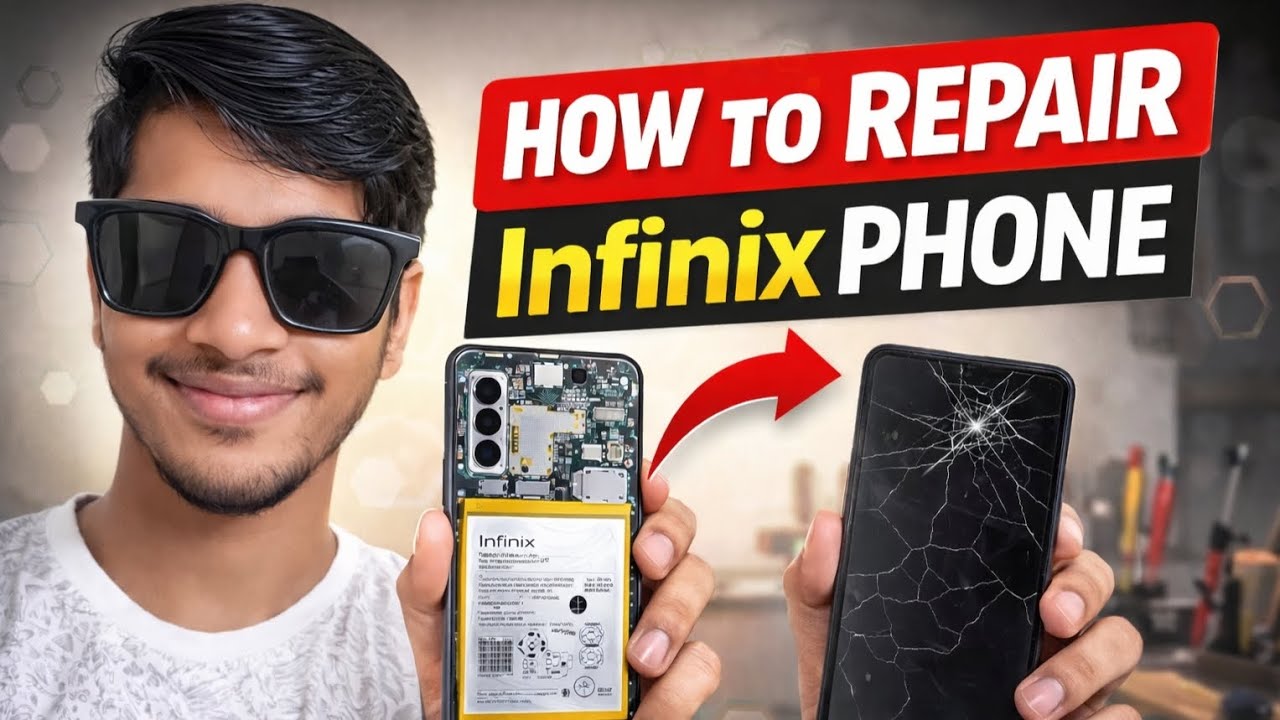 Infinix Phone Display Repair | Full Screen Replacement Step by Step 🔧