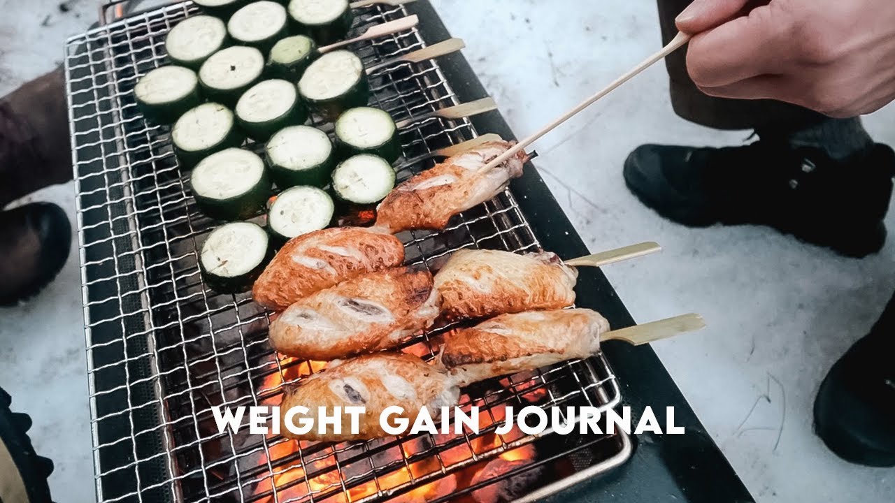What I Eat in the Snow | Weight Gain Journal | wah