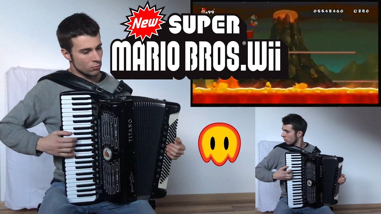New Super Mario Bros Wii - Volcano (Cover)