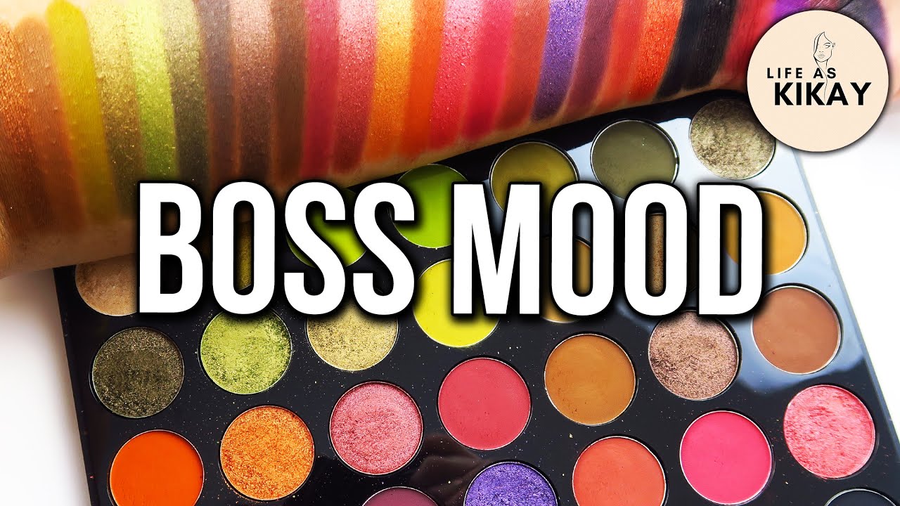 Morphe 35M Boss Mood Palette Swatches