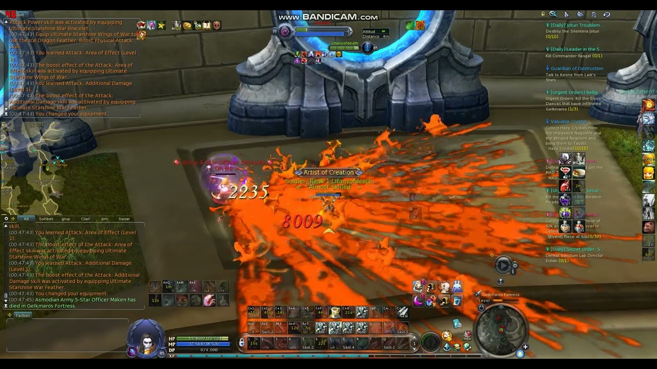 AION 8.2 SHORT PVP GELKMAROS FORTRESS
