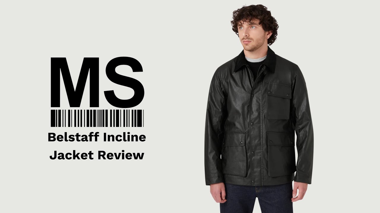 The new Belstaff Incline Wax Jacket reviewed at Michael Stewart Menswear