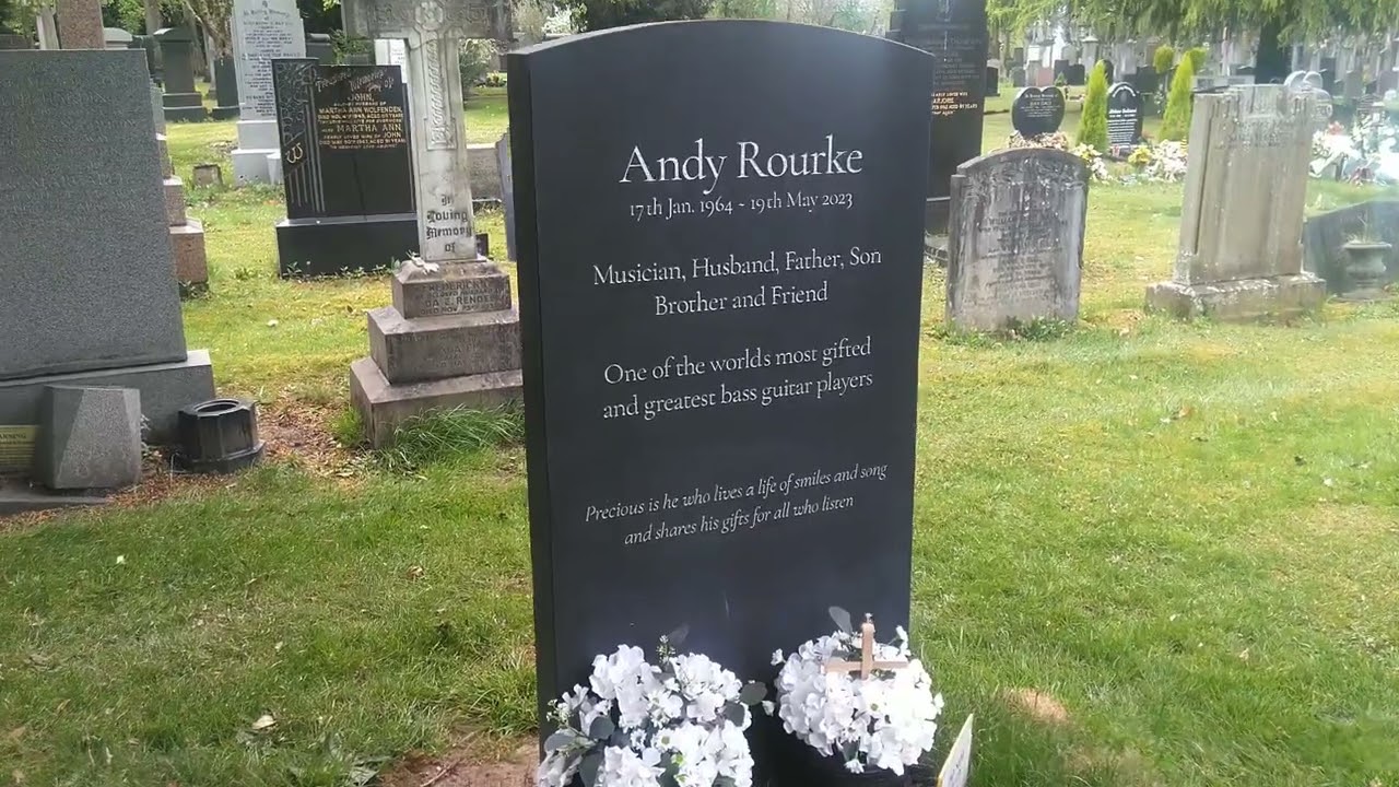 Andy Rourke Grave Musician The Smiths Bassist