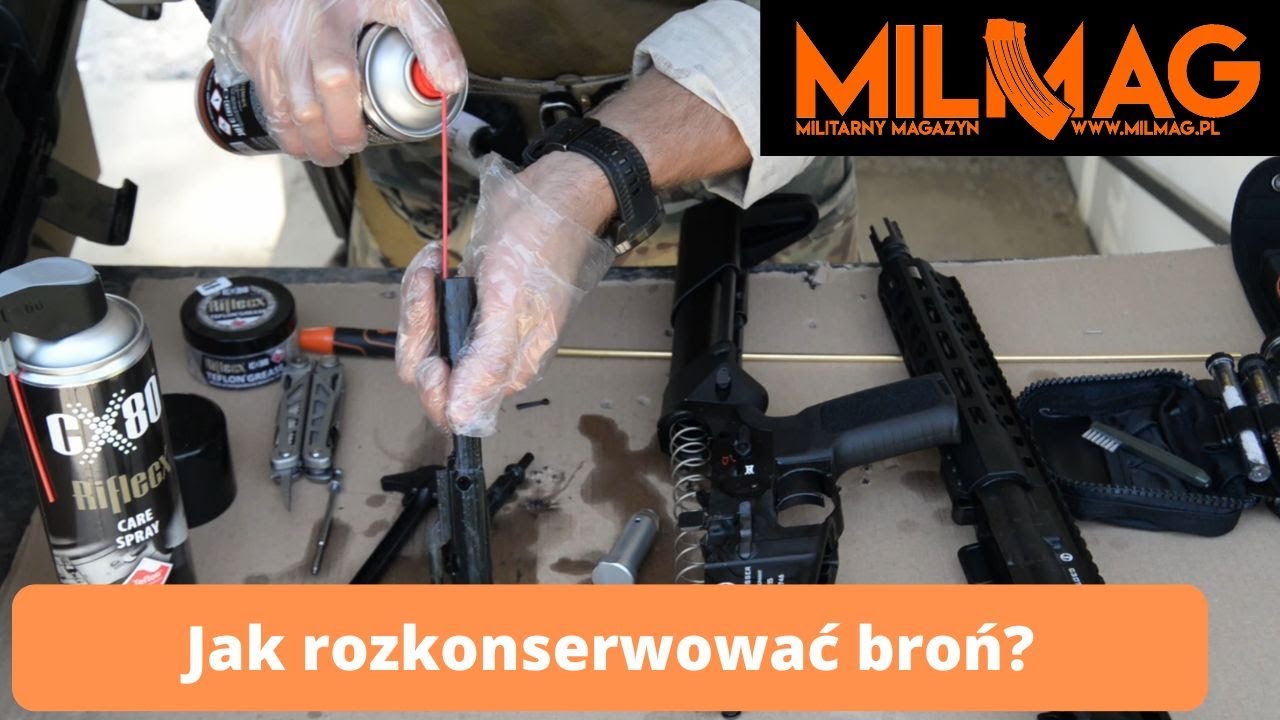 Jak rozkonserwować broń przed pierwszym użyciem?
