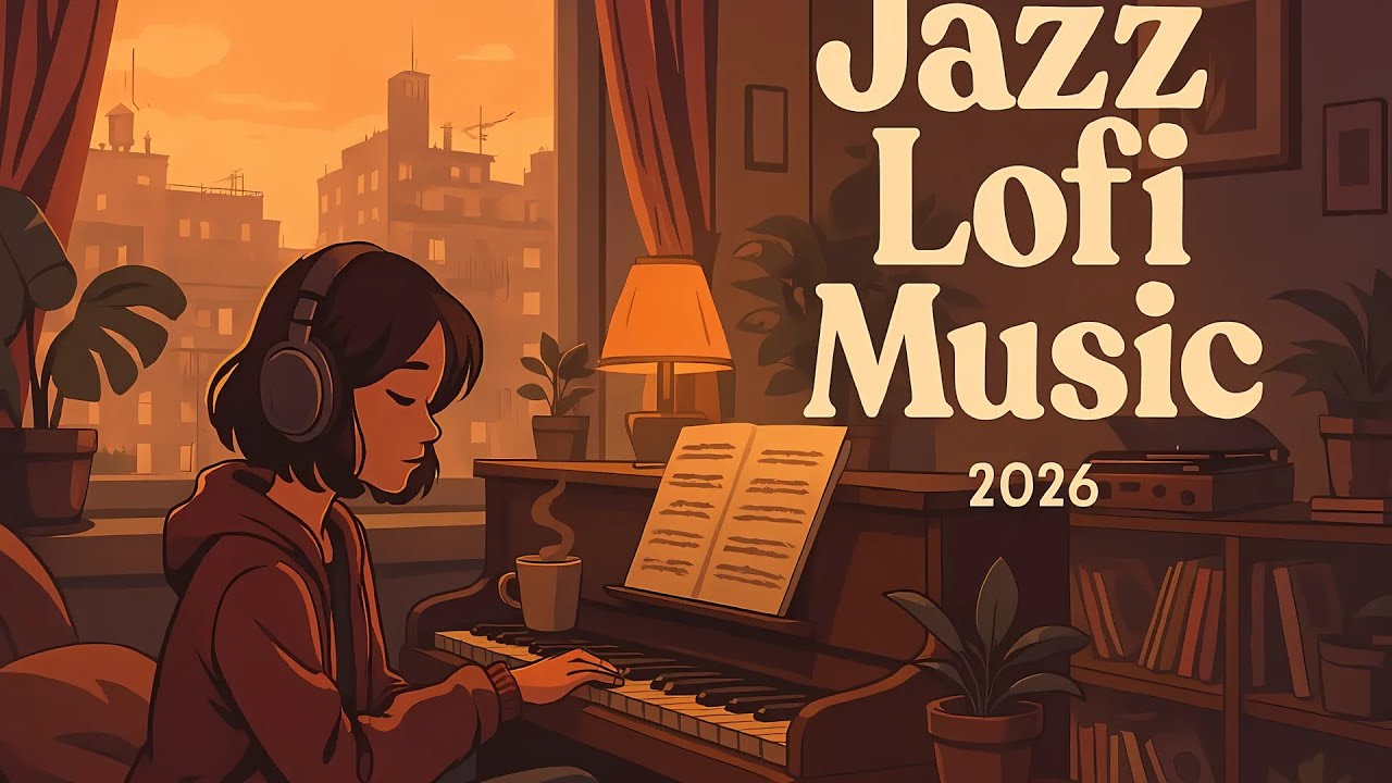 Midnight Coffee Shop Jazz Lofi • Chillhop Beats for Late-Night Focus & Cozy Vibes