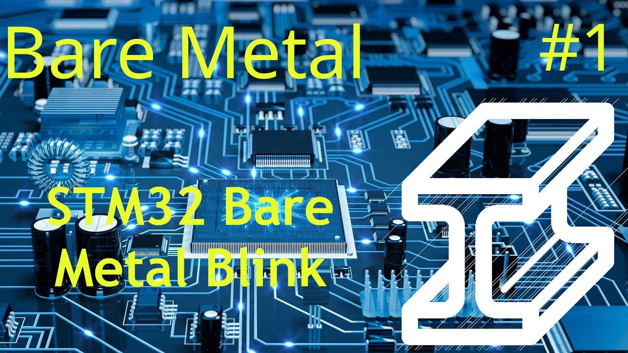 STM32 Bare Metal #1 - Первый проект - базовая версия и мигание индикатора.