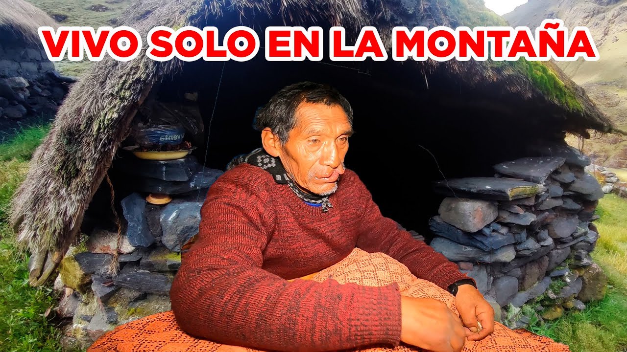 Este HOMBRE QUE VIVE SOLO en UN RINCÓN de los ANDES del Perú, esta MAL de SALUD | Sr. Jesús Vilca.