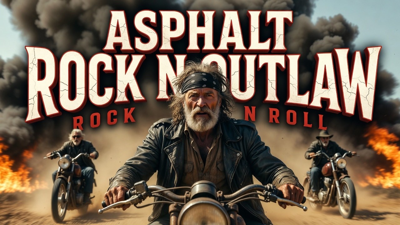 Asphalt Rock N Outlaw 🎸 Midnight Mile Music 🔥 Rock n Roll Rules the Endless Highway 🇺🇸