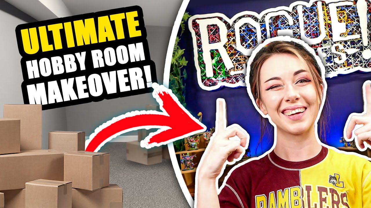 We Turned a Storage Cupboard into my DREAM Hobby Room!