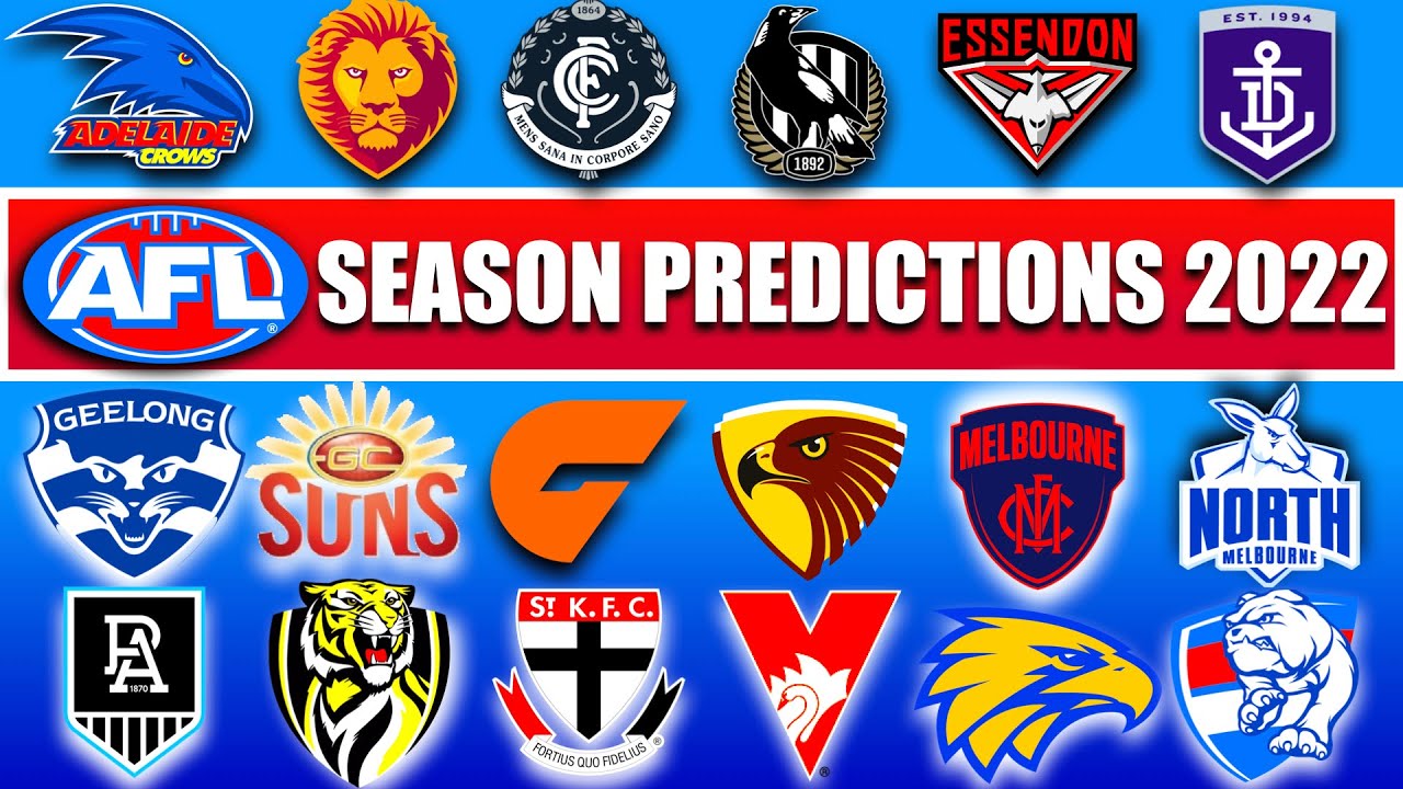 AFL SEASON PREDICTIONS 2022