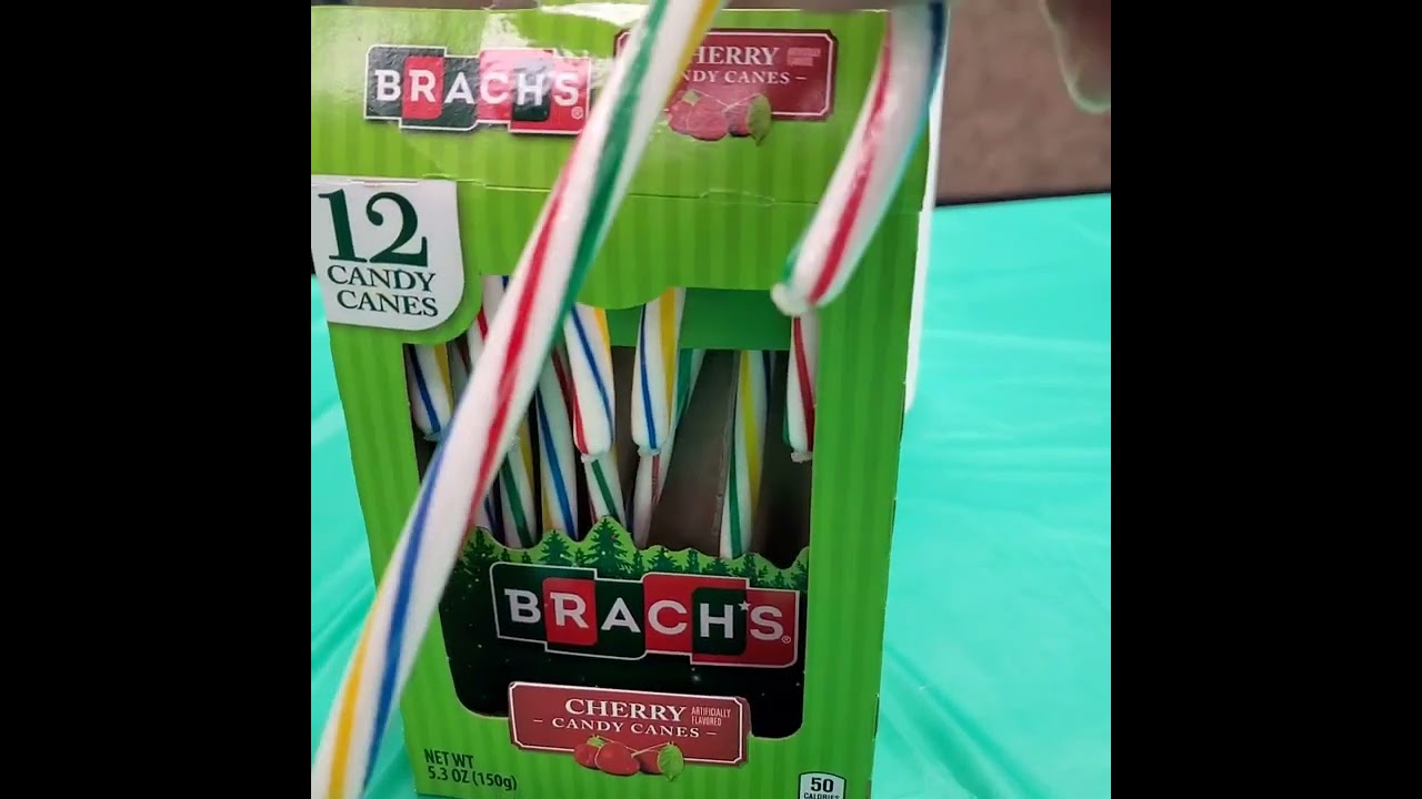 BRACH'S CHERRY CANDY CANE #short #amazing #satisfying #asmr #shorts