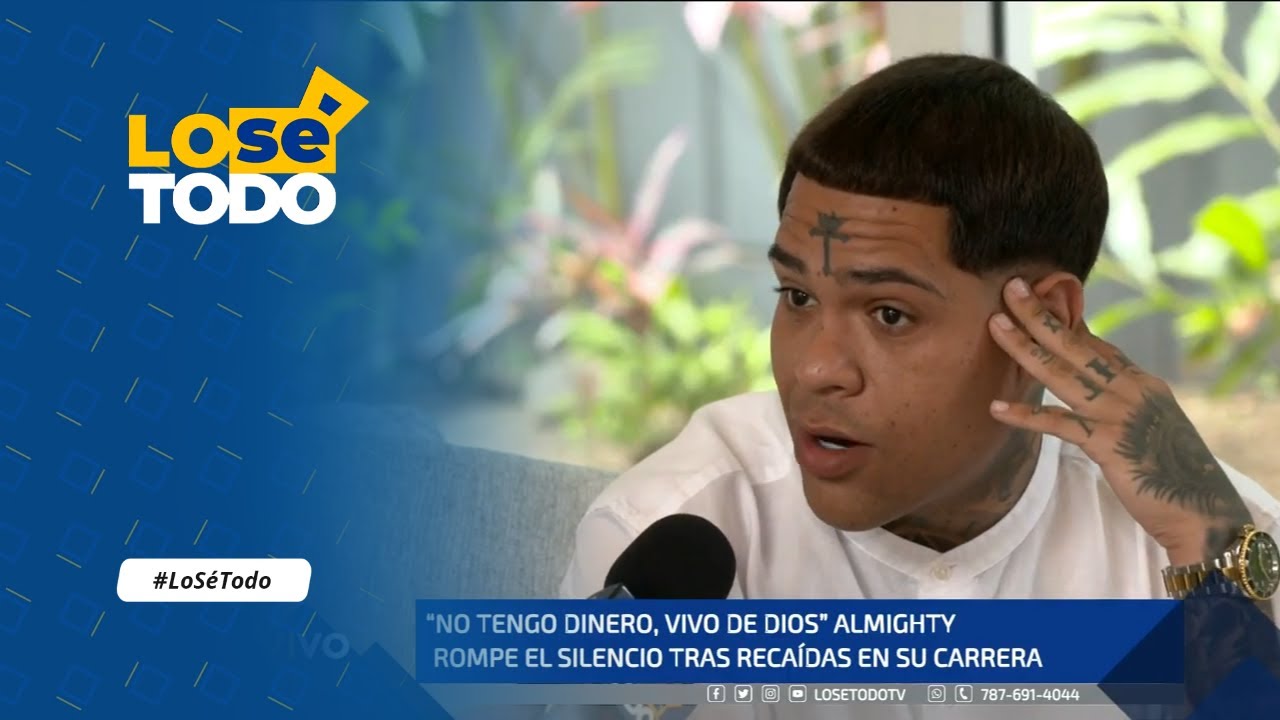 El cantante Almighty rompi&oacute; el silencio tras sus reca&iacute;das | Lo S&eacute; Todo | WapaTV