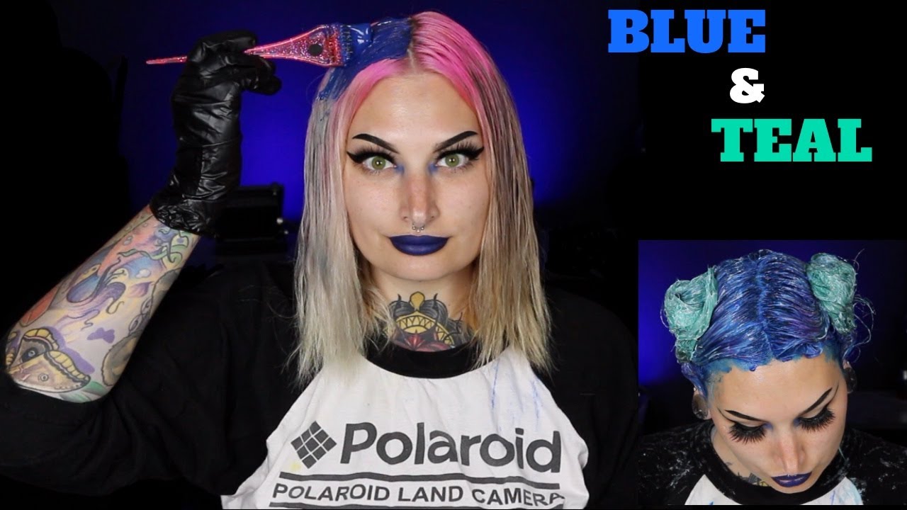 Dyeing My Hair Blue & Teal