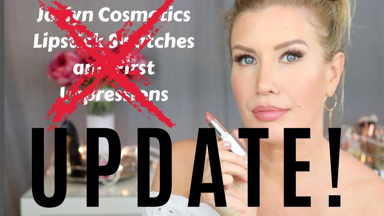 JACLYN COSMETICS LIPSTICKS UPDATE + WHY I'VE CANCELLED THE GIVEAWAY