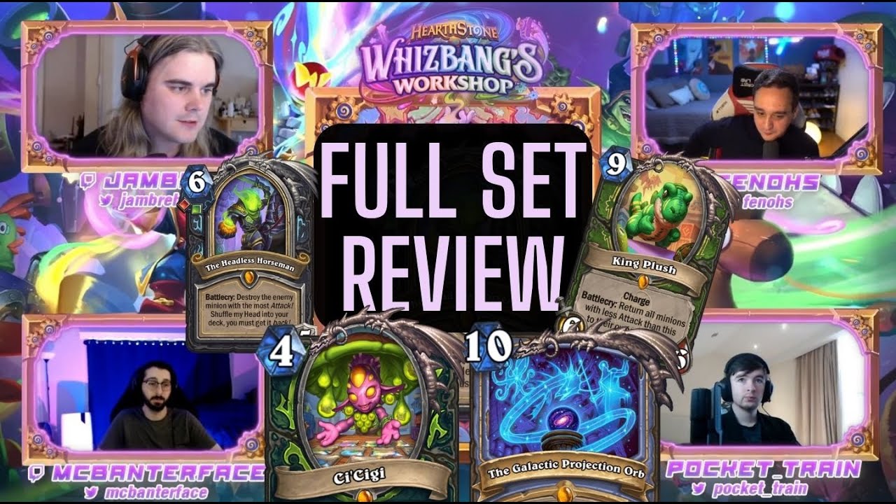 WHIZBANG'S WORKSHOP FULL SET REVIEW WITH JAMBRE, FENO, BANTERFACE AND POCKET TRAIN!