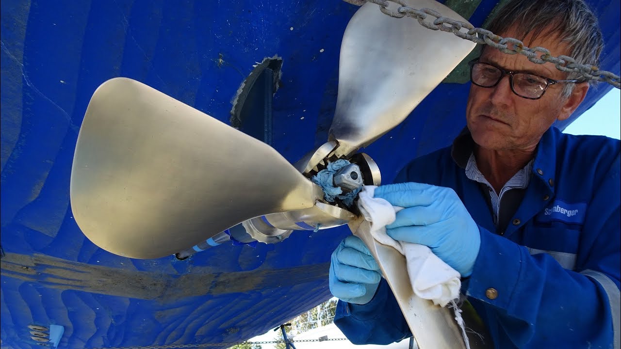 ep48 - Boat maintenance - Herrington Harbour North (MD) – Hallberg-Rassy 54 Cloudy Bay - Nov 2018