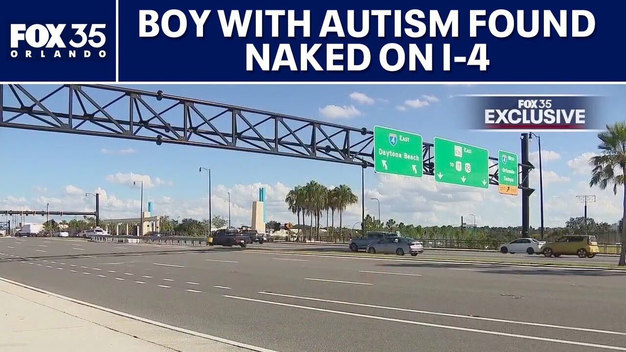 Florida man arrested after son with autism found naked on I-4 ramp