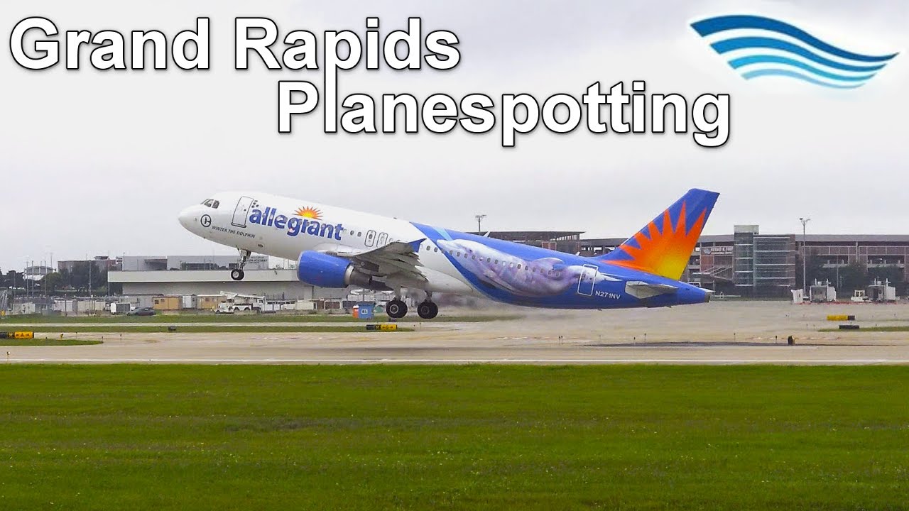 Plane Spotting - Small Jets Up Close - Grand Rapids (GRR) Highlights