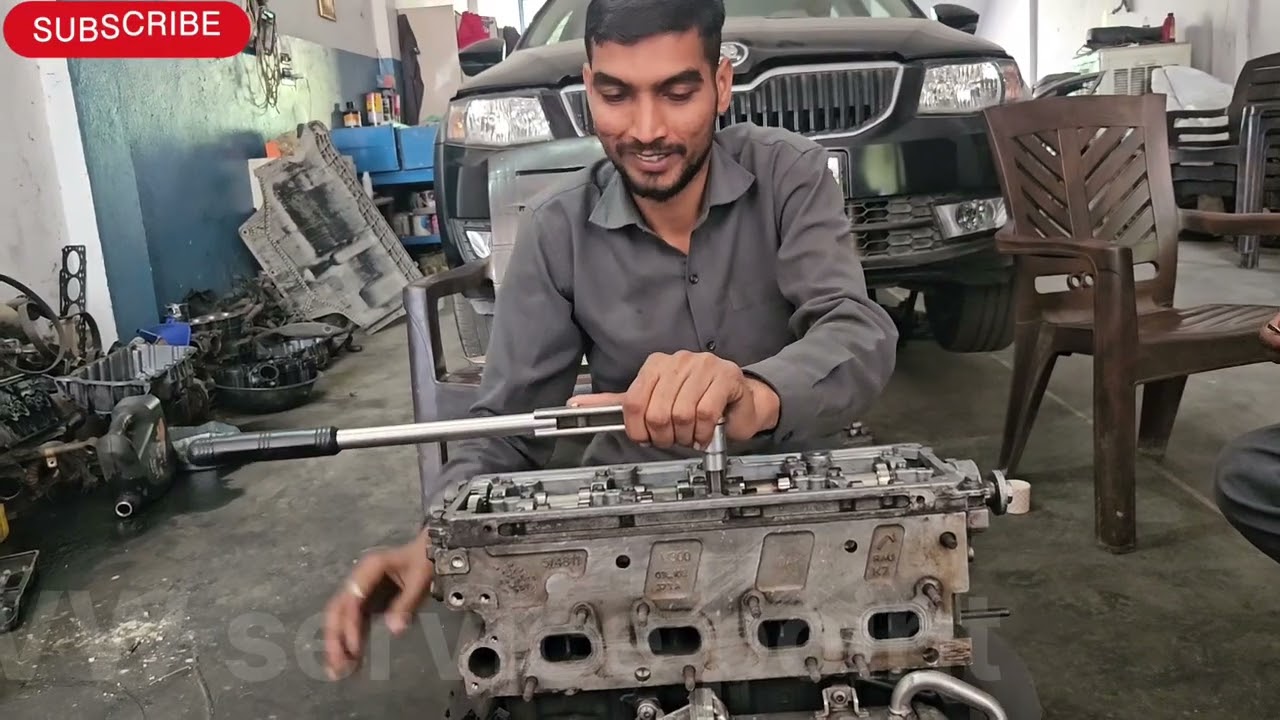   Vw Vento 1.6  engine assemble. Second part #automobile #engineassembly #trending #vento #youtube 