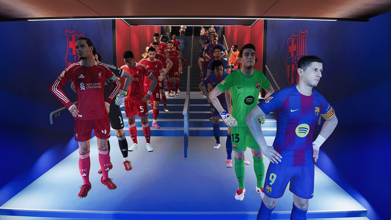 NEW !! Spotify Camp Nou Stadium Tunnel for PES 2021 and Football Life