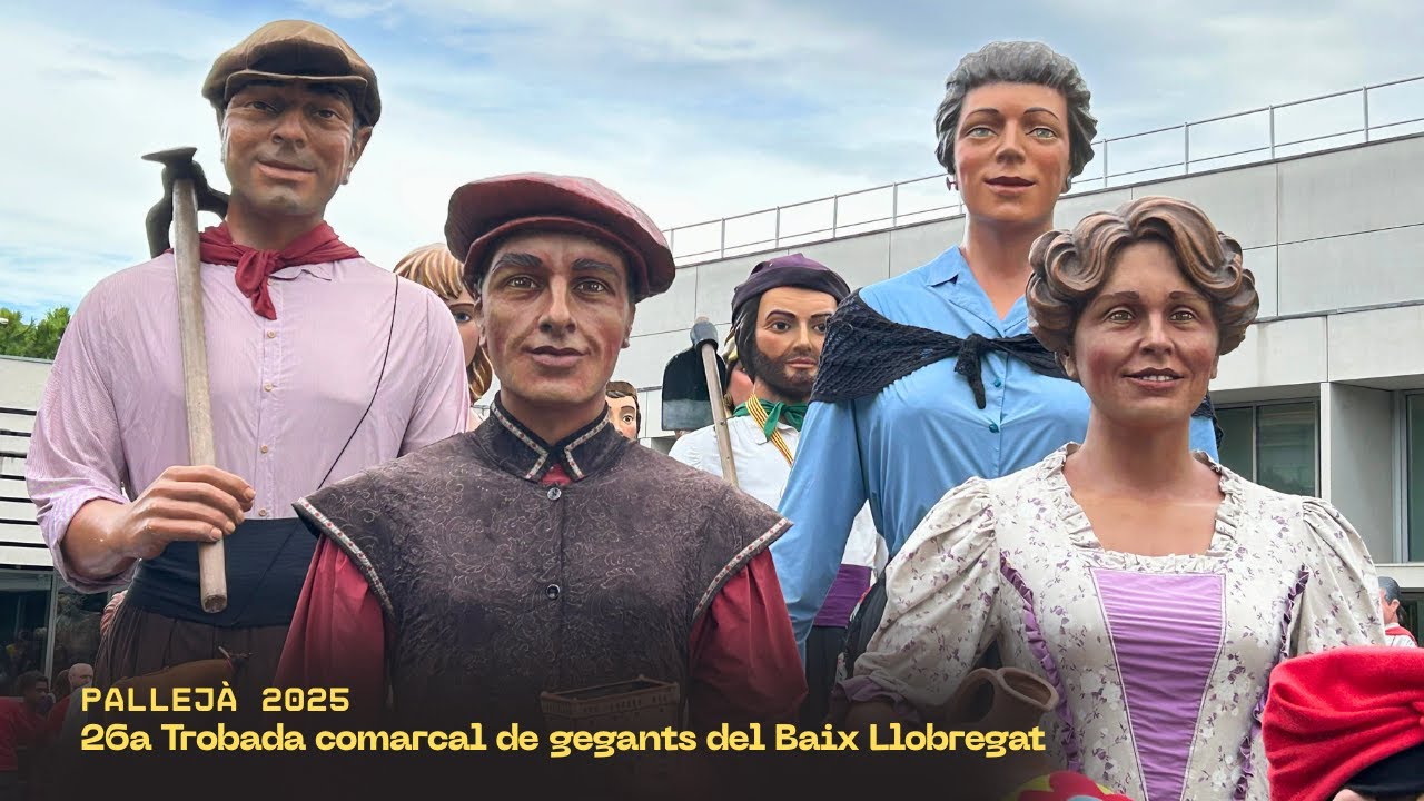 26a Trobada comarcal de gegants del Baix Llobregat a Pallejà 2025