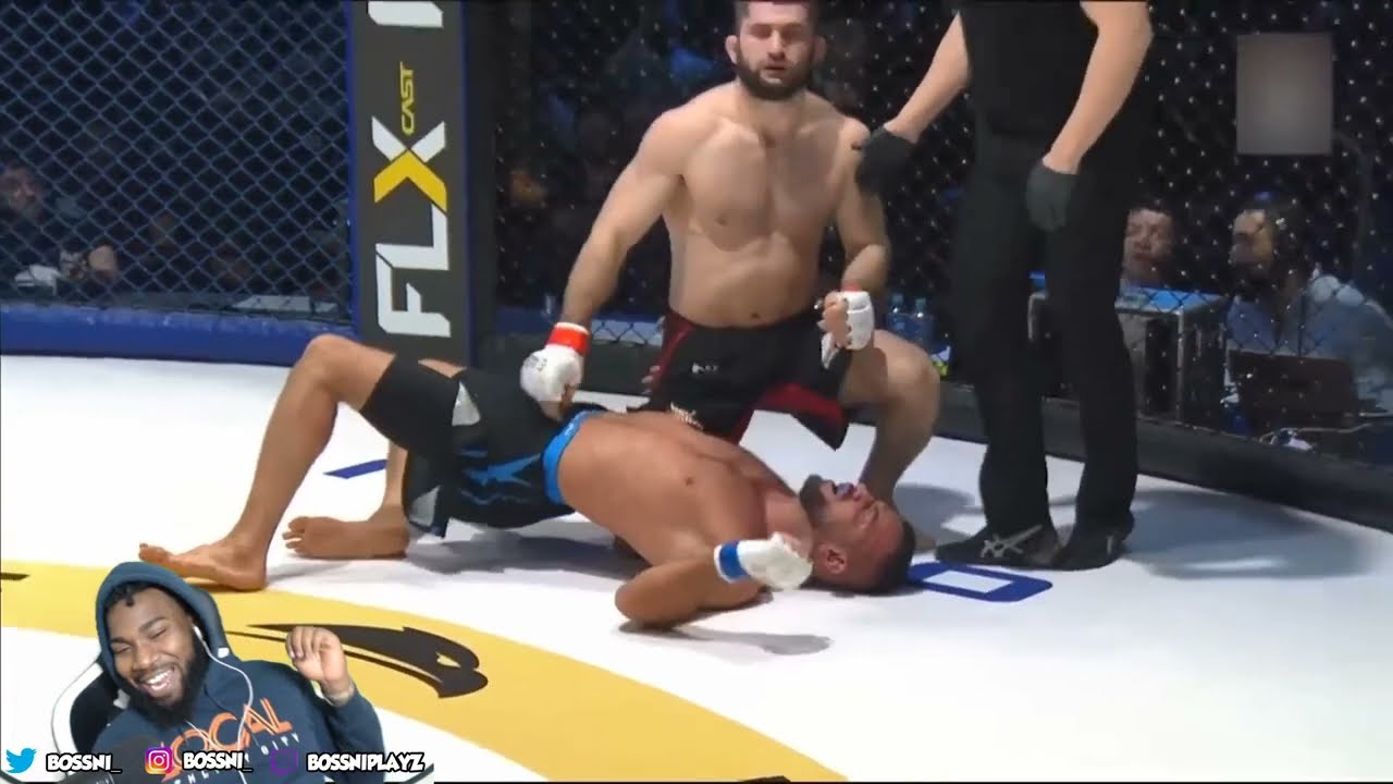 OOOHH IK THAT HURT!! BOSSNI REACTS TO TOP 20 MMA SUBMISSIONS