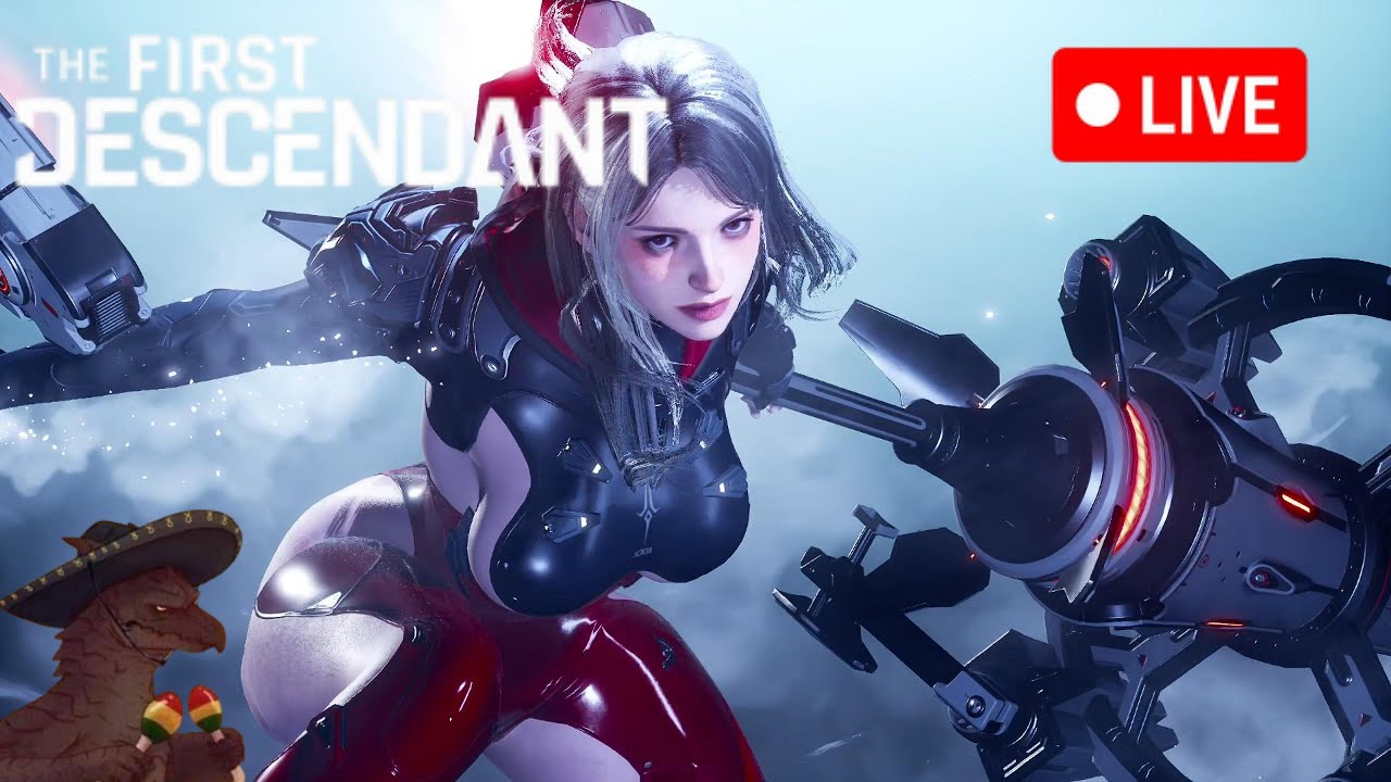 LIVE! The First Descendant! Yujin/Luna Farming! Making Bunny Great Again!