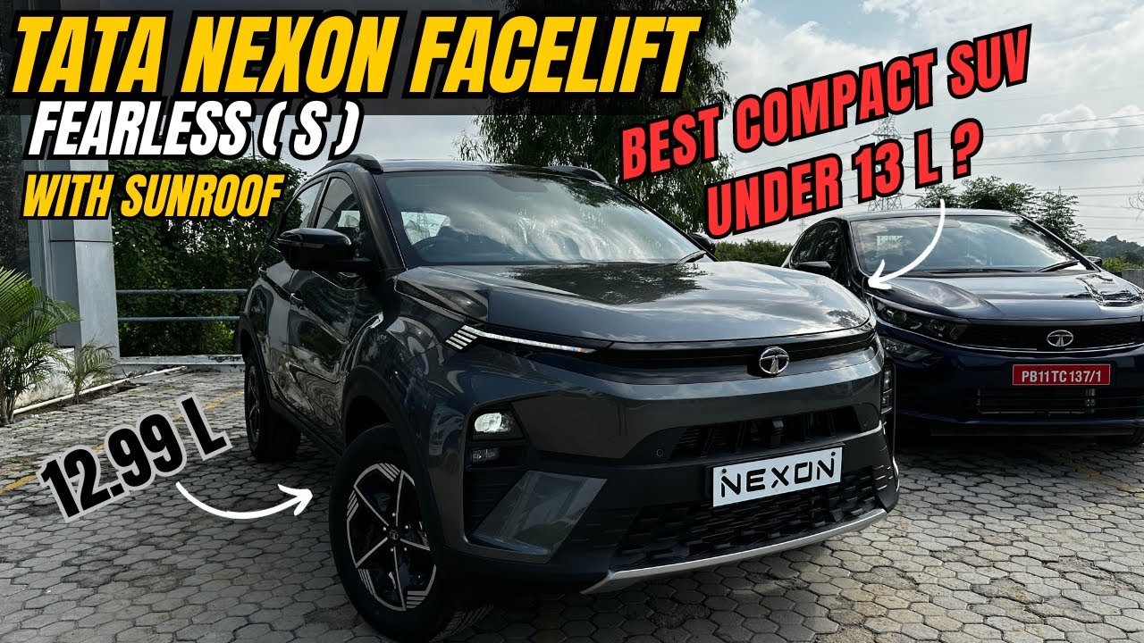 New Tata Nexon Facelift 2023 Fearless (S) 🔥 #nexonfacelift #nexonfacelift2023