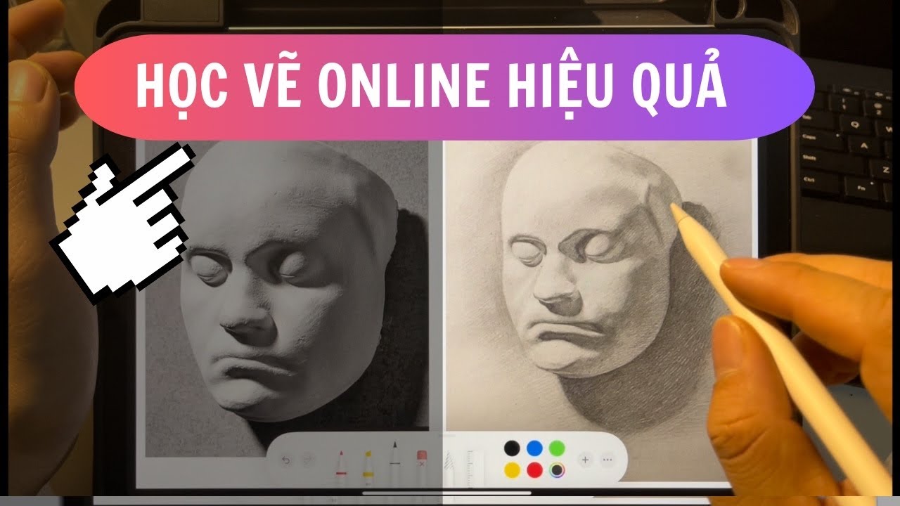 Học vẽ cơ bản Đơn giản với phương pháp Học vẽ online tại nhà | Quang Vinh Artist