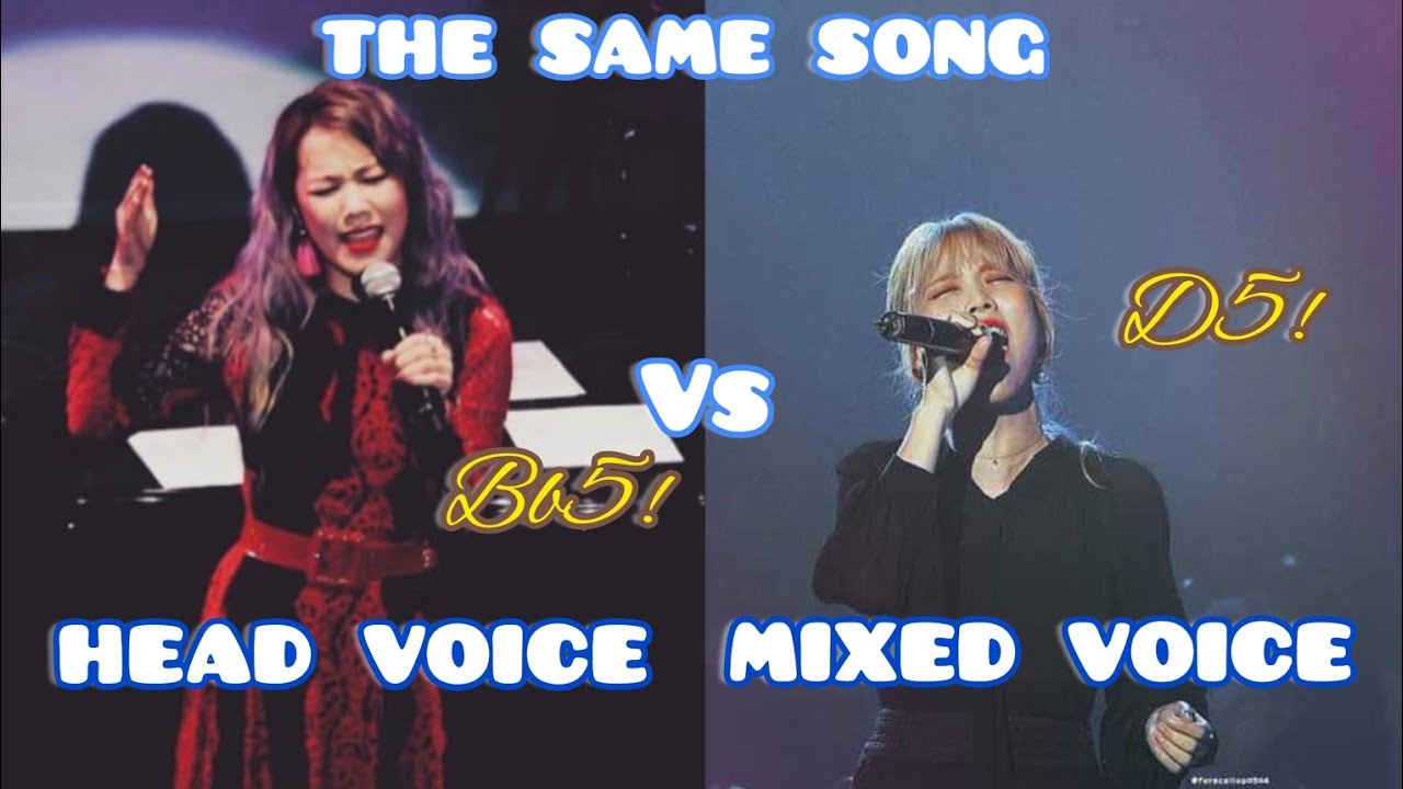 Sohyang 소향 same song: head voice vs mixed voice (C5-C6)