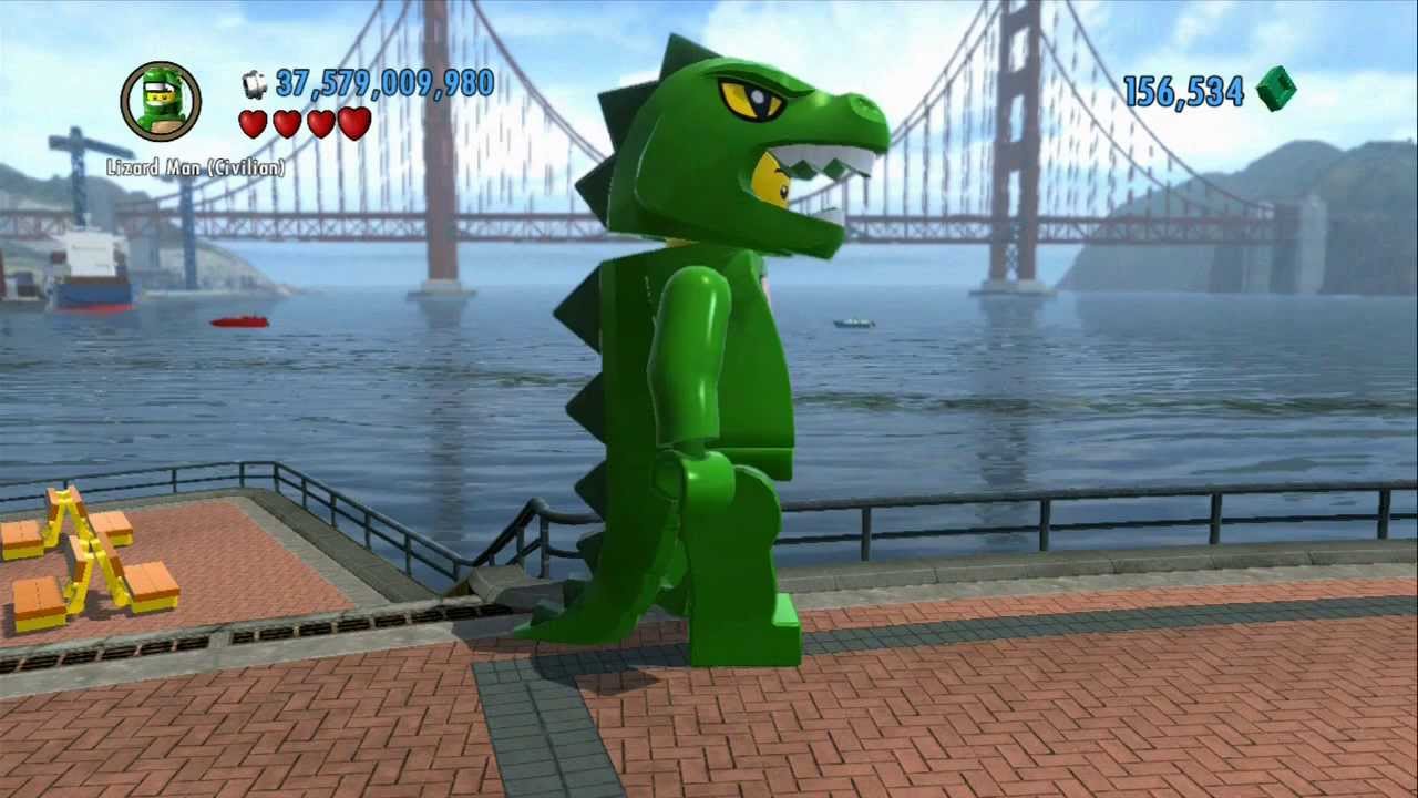 LEGO City Undercover - All 290 Playable Characters - Super Minifigure Character Showcase