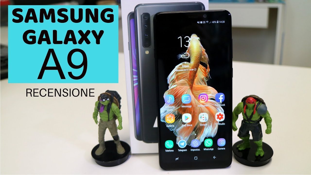 Recensione SAMSUNG GALAXY A9 con 4 fotocamere