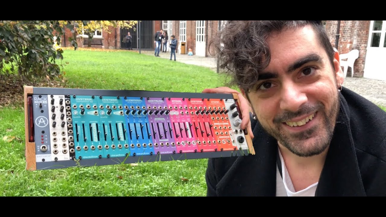 Soundmit 2019: Dreadbox Chromatic Eurorack Synth Modules Outdoors